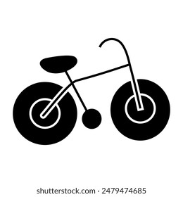 Modern design icon of bicycle

