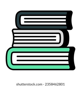 Icono de diseño moderno del libro