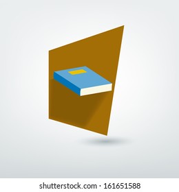 Modern design icon. Book pictogram