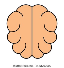 Modern design icon of brain