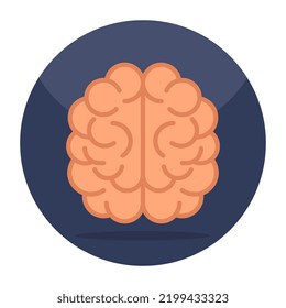 Modern design icon of brain