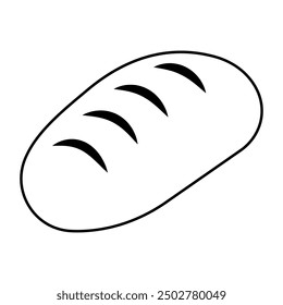 Modern design icon of bread