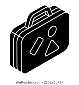 Modernes Design-Symbol für Aktenkoffer 