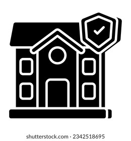 Icono de diseño moderno de la seguridad de la construcción