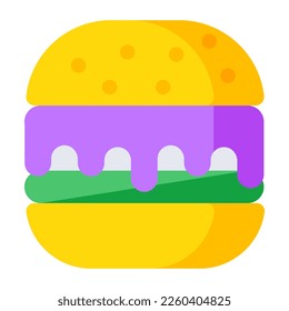 Modern design icon of burger