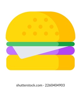 Modern design icon of burger