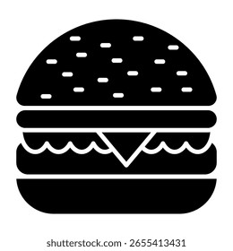 Moderne Design-Ikone des Burgers