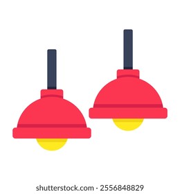 A modern design icon of ceiling lamp