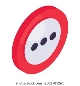 Modern design icon of chat