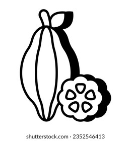 Modern design icon of cocoa
