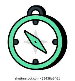 Modern design icon of compass 