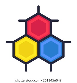 Modern design icon of compound
