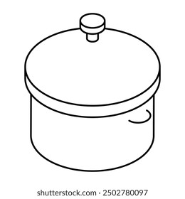 Modern design icon of cooking pot