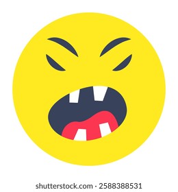 Modern design icon of crying face