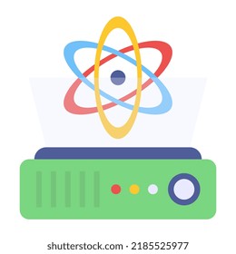 Modern design icon of data science