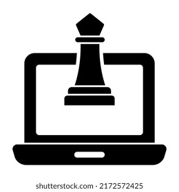 Modern design icon of digital strategy
