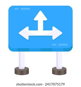 Modern design icon of directional arrows 
