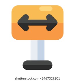 Modern design icon of directional arrows