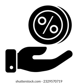 Modern design icon of discount offer