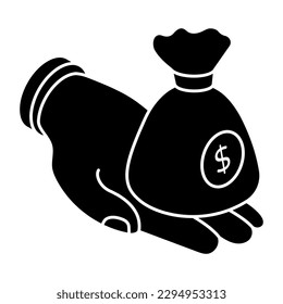 Icono de diseño moderno de la donación