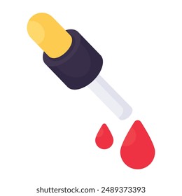 Modern design icon of dropper