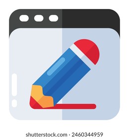 Modern design icon of edit website