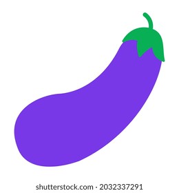 Icono de diseño moderno de berenjena