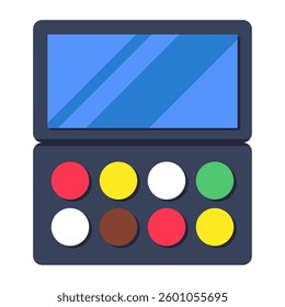 Modern design icon of eyeshadow kit