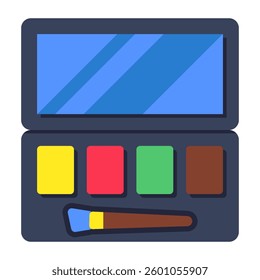 Modern design icon of eyeshadow kit