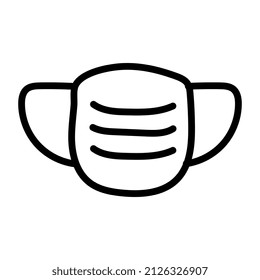 Modern design icon of face mask

