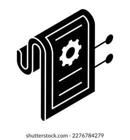 Icono de diseño moderno de la configuración de archivos 
