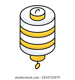 Modern design icon of firecracker 
