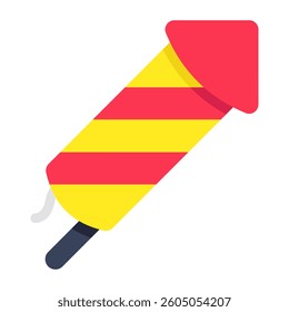 Modern design icon of firecracker