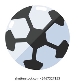 Modern design icon of football