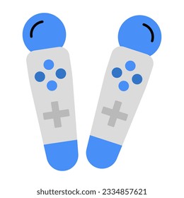 Icono de diseño moderno de los controladores de juegos 