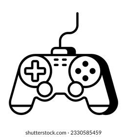 Modernes Design-Symbol für Gamepad