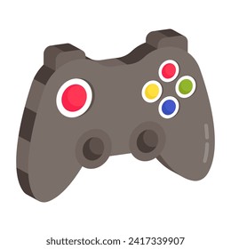 Modern design icon of gamepad
