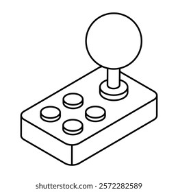 Modern design icon of gamepad