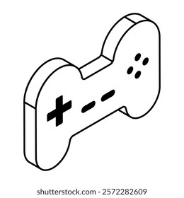 Modern design icon of gamepad