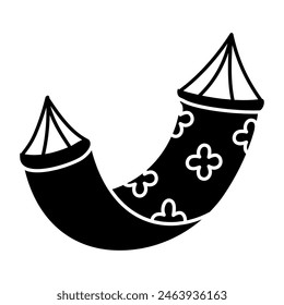 Modern design icon of hammock

