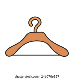 Icono de diseño moderno de la percha

