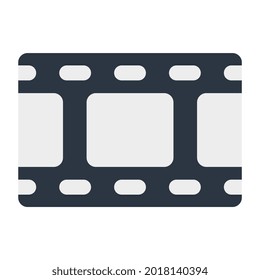 A modern design icon of image reel