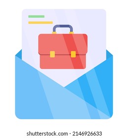 Modern Design Icon Of Job Offer Letter