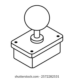 Modern design icon of joystick