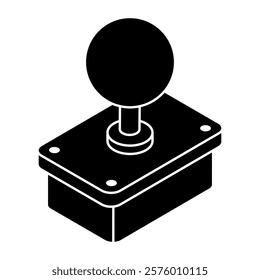 Modern design icon of joystick