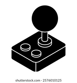 Modern design icon of joystick