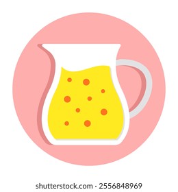 Modern design icon of juice jug