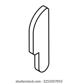 Moderne Design-Ikone des Messers 