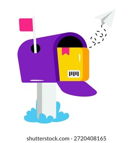 Modern design icon of letterbox