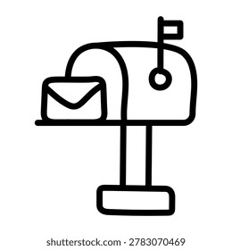 Modern design icon of letterbox